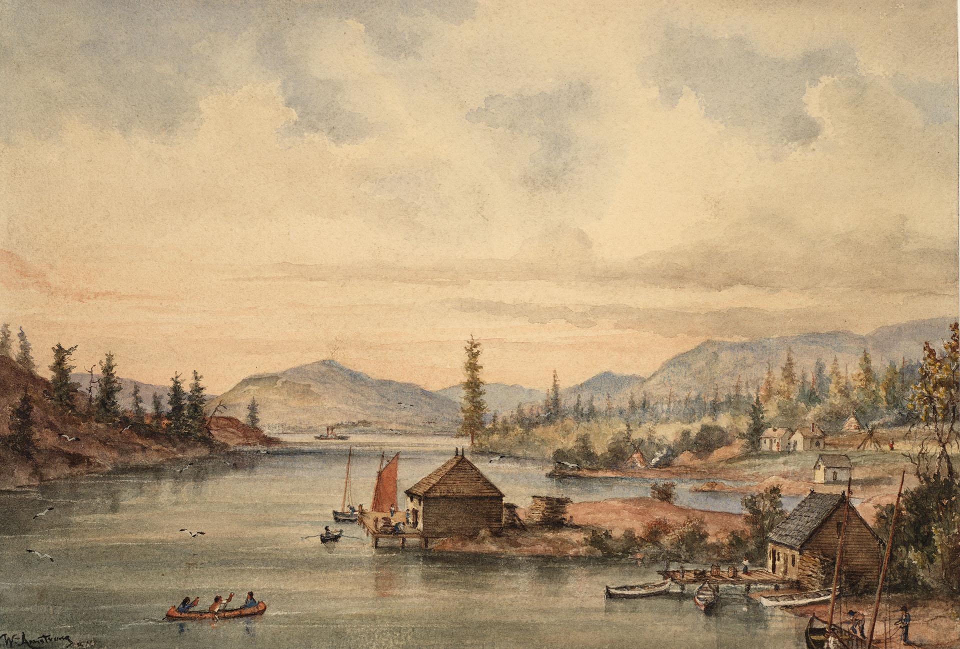 “Shebanwanning, Georgian Bay,” William Armstrong.