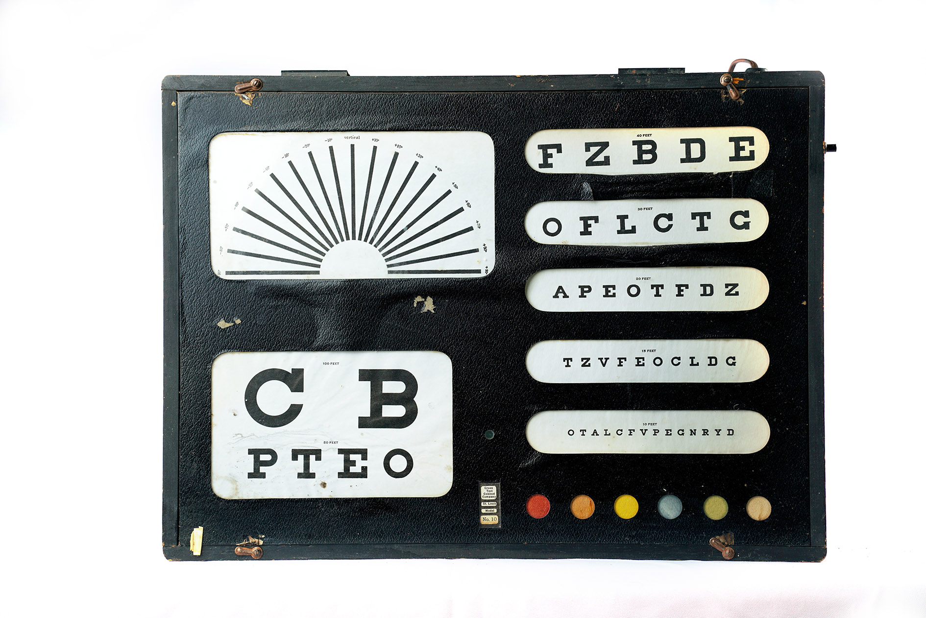 Aunt Nancy's eye testing kit, Killarney.